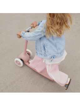 Three Wheel Eco Scooter 100% Recycled Plastic Dusty Rose - Banwood