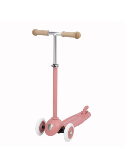 Three Wheel Eco Scooter 100% Recycled Plastic Raspberry - Banwood