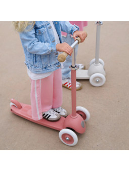 Three Wheel Eco Scooter 100% Recycled Plastic Raspberry - Banwood