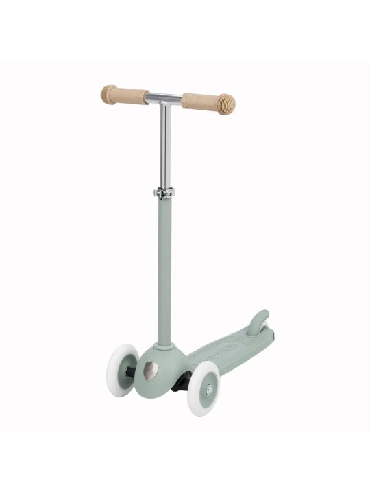Three Wheel Eco Scooter 100% Recycled Plastic Clay Green - Banwood