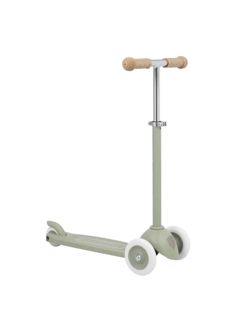 Monopattino in 100% Plastica Riciclata Eco Verde Oliva - Banwood