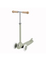 Three Wheel Eco Scooter 100% Recycled Plastic Olive Green - Banwood