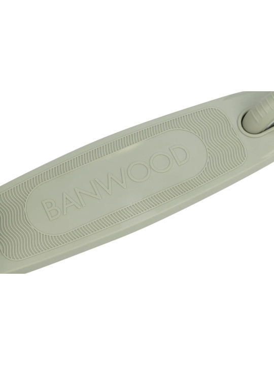 Monopattino in 100% Plastica Riciclata Eco Verde Oliva - Banwood