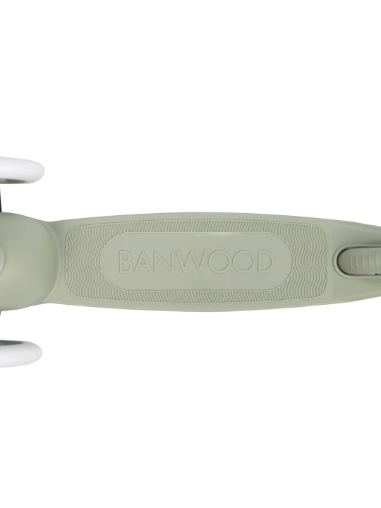 Monopattino in 100% Plastica Riciclata Eco Verde Oliva - Banwood