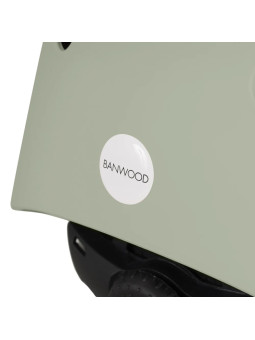 Eco Children Bike Helmet Olive Green - Banwood