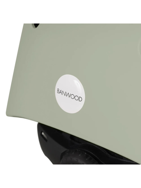 Eco Children Bike Helmet Olive Green - Banwood