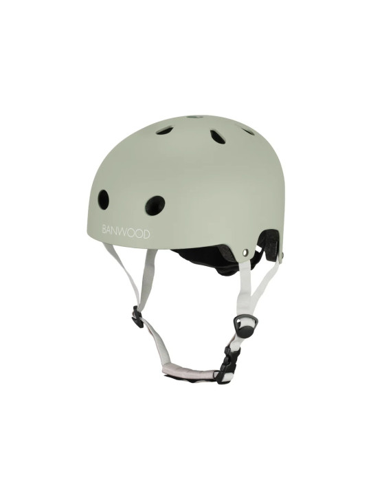 Eco Children Bike Helmet Olive Green - Banwood