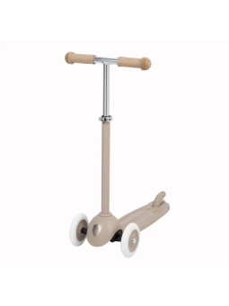 Three Wheel Eco Scooter 100% Recycled Plastic Sand Brown - Banwood