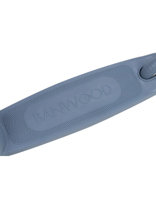 Three Wheel Eco Scooter 100% Recycled Plastic Deep Sea - Banwood