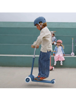 Casco da Bici per Bambini Eco Blu Mare - Banwood