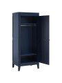 Children's 1-Door Wardrobe Milenne Blue - VOX