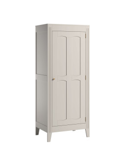 Children's wardrobe 1 door in beige wood Milenne collection by VOX