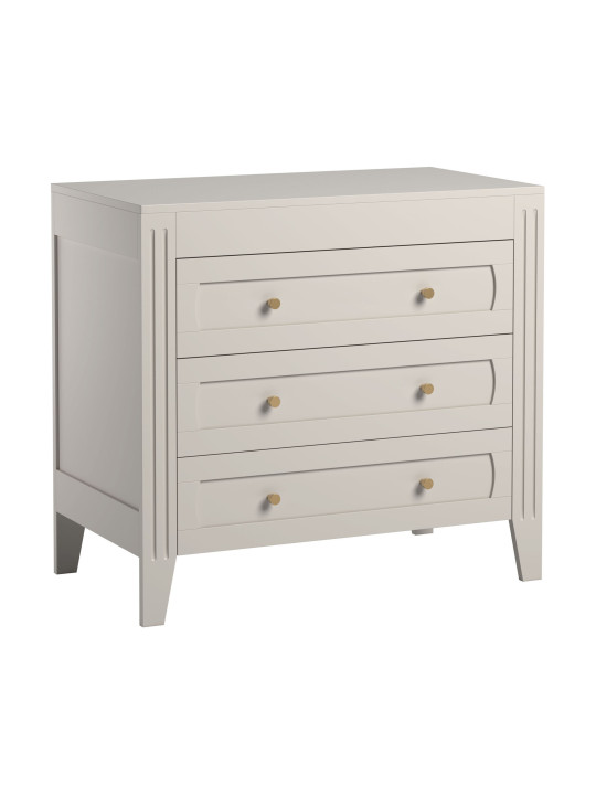 Cassettiera 3 cassetti con fasciatoio serie Milenne beige - VOX
