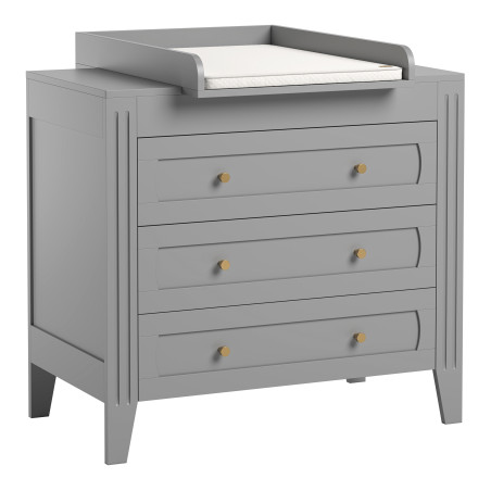 Chest of drawers Milenne grey - VOX