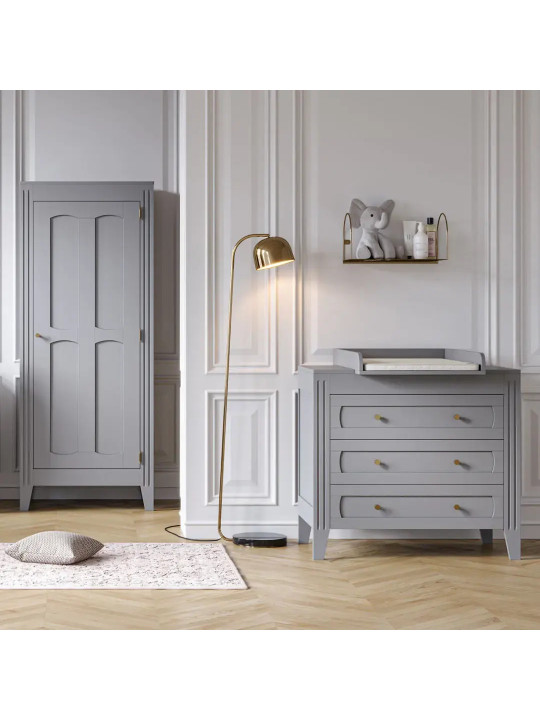 Chest of drawers Milenne grey - VOX
