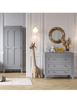 Chest of drawers Milenne grey - VOX