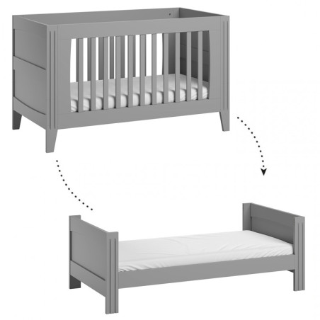 Cot bed 70x140 Milenne grey - VOX