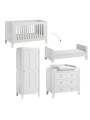 3 Piece Nursery Set Milenne White - VOX