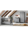 Cameretta Completa 3 Pezzi con Culla 70x140 serie Milenne grigia - VOX