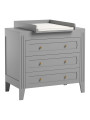Cameretta Completa 3 Pezzi con Culla 70x140 serie Milenne grigia - VOX