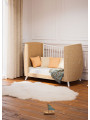 Culla evolutiva Coquillage in rattan 70x140 bianca - Théo Bébé