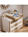 Fasciatoio Léo in rattan - Théo Bébé