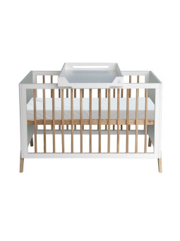 Baby Changing Box Léo in White Wood - Théo Bébé