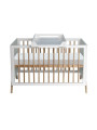 Baby Changing Box Léo in White Wood - Théo Bébé