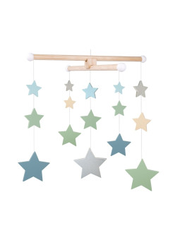 Mobile for Cradle and Bed with Colorful Stars