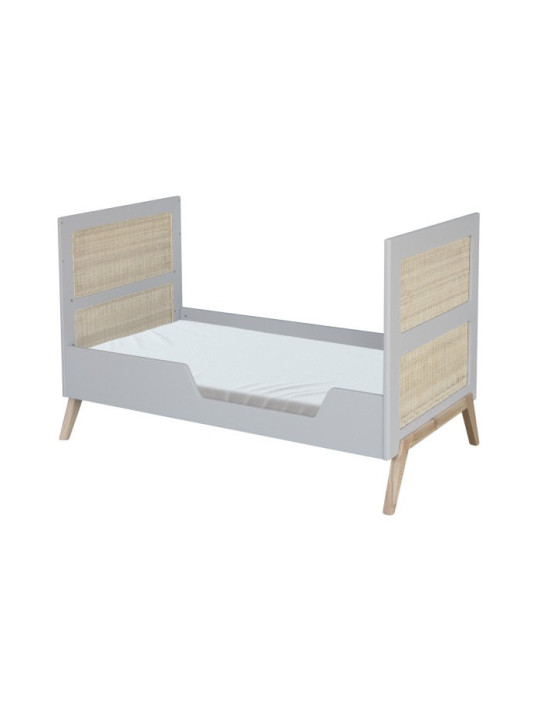 Evolutive Bed Sides Light Grey - Théo Bébé