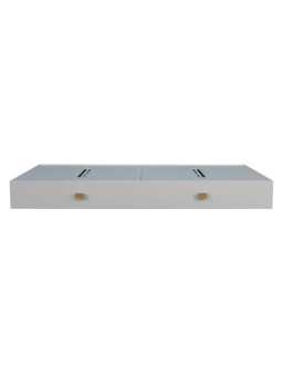 Marélia 140 Bed Drawer white - Théo Bébé