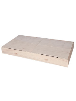 Marélia 140 Bed Drawer Natural Wood - Théo Bébé