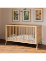 Evolutive Bed / Desk 60x120 Marélia Natural - Théo Bébé