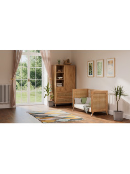 Culla Marélia in Rattan 60x120 Naturale - Théo Bébé