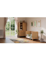 Marélia Evolutive Bed in rattan 60x120 natural wood - Théo Bébé