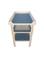 Fasciatoio Océania in rattan e legno grigio - Théo Bébé