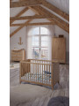 Armadio per Camerette Bambini Nami in Legno Naturale e Rattan - Théo Bébé