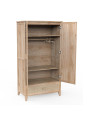 Armadio per Camerette Bambini Nami in Legno Naturale e Rattan - Théo Bébé