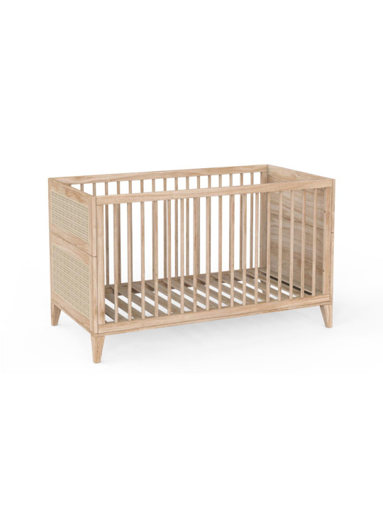 Culla / Lettino evolutivo Nami in rattan 70x140 naturale - Théo Bébé