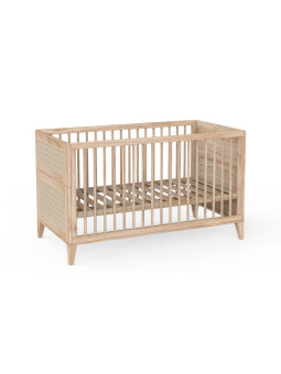 Culla / Lettino evolutivo Nami in rattan 70x140 naturale - Théo Bébé