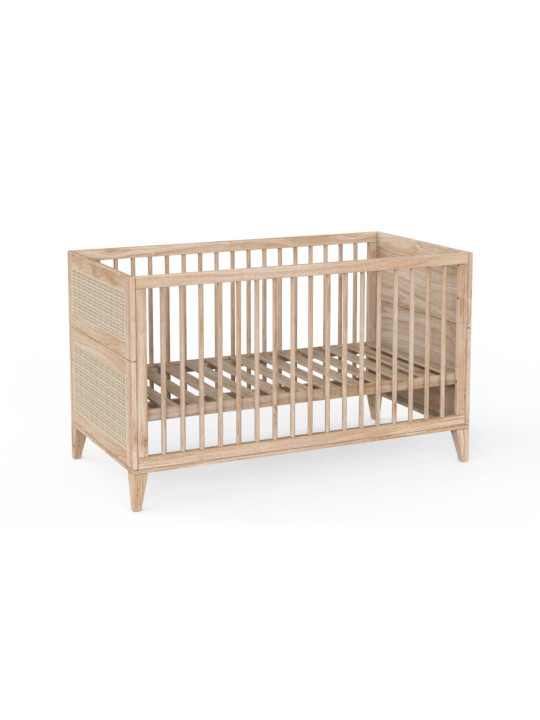 Culla / Lettino evolutivo Nami in rattan 70x140 naturale - Théo Bébé