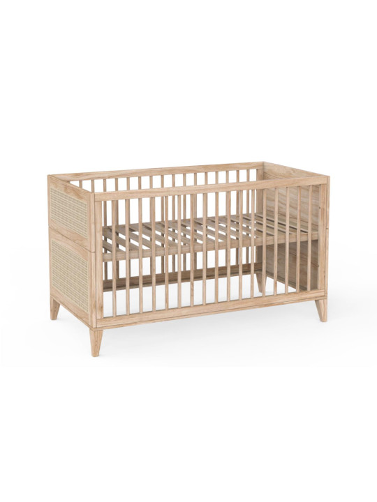 Culla / Lettino evolutivo Nami in rattan 70x140 naturale - Théo Bébé