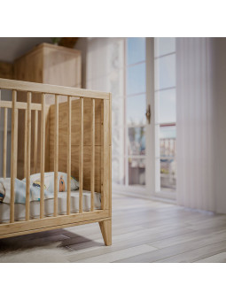 Culla / Lettino evolutivo Nami in rattan 70x140 naturale - Théo Bébé