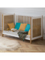 Culla Océania 60x120 in Legno Naturale e Rattan - Théo Bébé