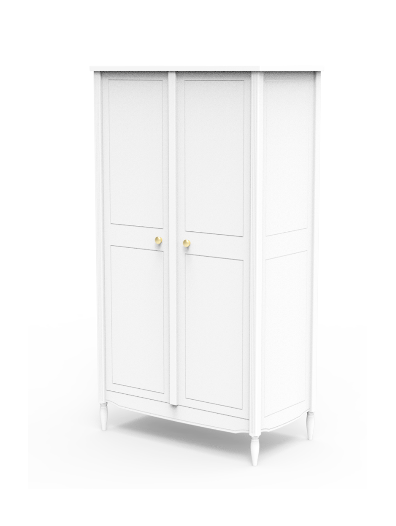 Armadio per Bambini Lafayette in Legno Bianco - Théo Bébé