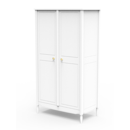 Armadio per Bambini Lafayette in Legno Bianco - Théo Bébé