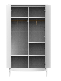 Armadio per Bambini Lafayette in Legno Bianco - Théo Bébé