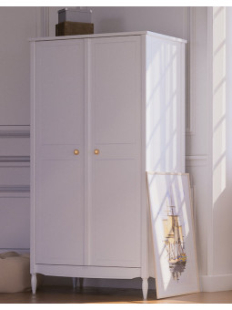 Armadio per Bambini Lafayette in Legno Bianco - Théo Bébé