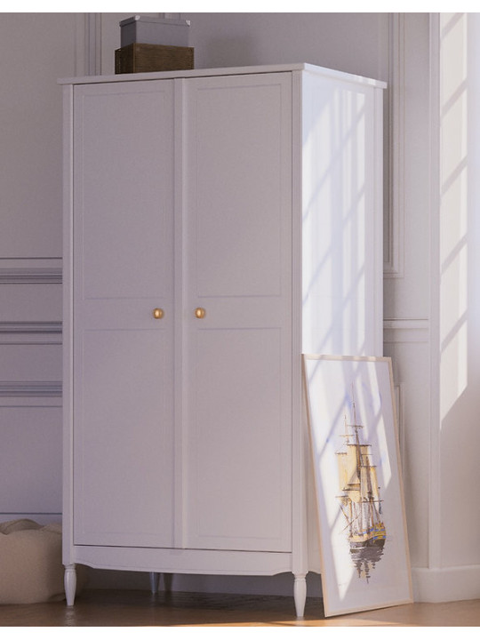 Armadio per Bambini Lafayette in Legno Bianco - Théo Bébé