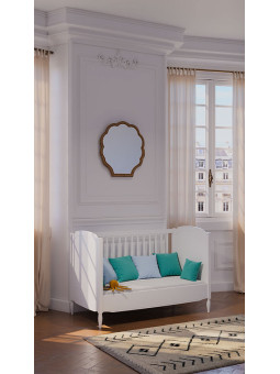 Culla Lettino Lafayette 60x120 in Legno Bianco - Théo Bébé